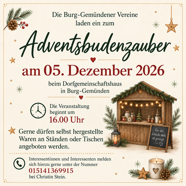 Bild vergr&ouml;&szlig;ern: Adventsbudenzauber BG